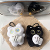 黑白猫咪对装挂件毛绒匙扣-纪念日百货门店同款169694765 商品缩略图3