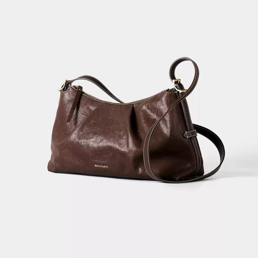 Mescolato hobo懒懒包手工植鞣皮大容量通勤单肩腋下包 商品图1