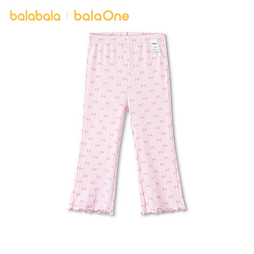 巴拉巴拉女童裤子夏季新款儿童睡裤防着凉柔软亲肤打底裤抗菌舒适 商品图2