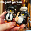 高雅人士搞怪企鹅PVC挂件钥匙扣-纪念日百货门店同款169648996 商品缩略图4
