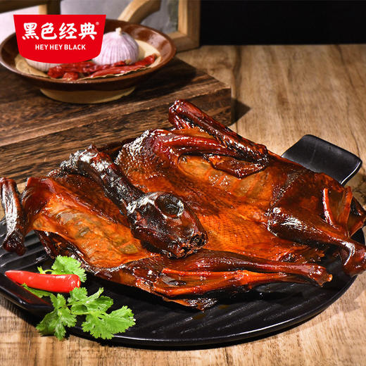 黑色经典酱板鸭正宗湖南手撕香辣零食常德长沙特产风干熟即食小吃 商品图3