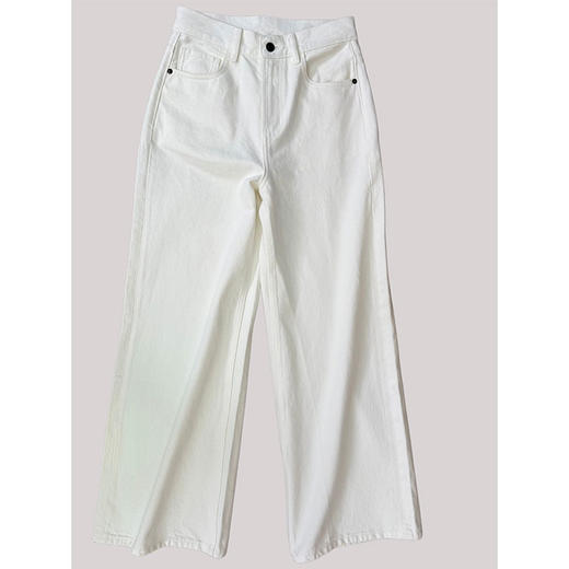 知己相逢 土耳其BOSSA高腰阔腿牛仔裤 梨型福音裤型 一米八大长腿既视感 商品图7