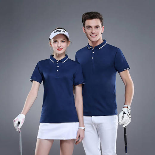 200克天丝棉短袖翻领polo衫上衣  ZT-5802# 商品图3