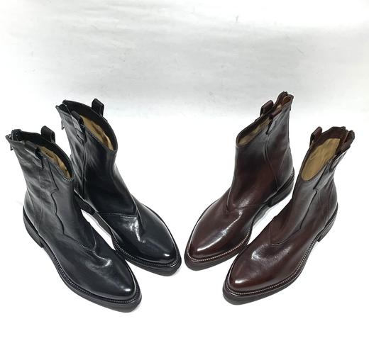 芮凯诗【进口水洗牛皮】Y12-2套脚西部靴子 商品图1