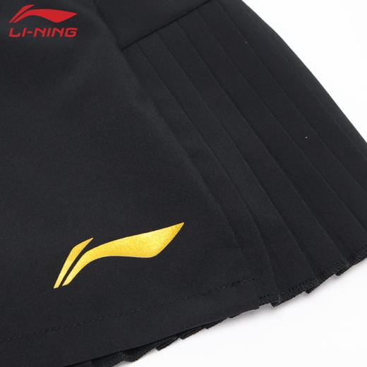 李宁羽毛球服大赛系列女款短裙ASKW060速干透气防走光 商品图4