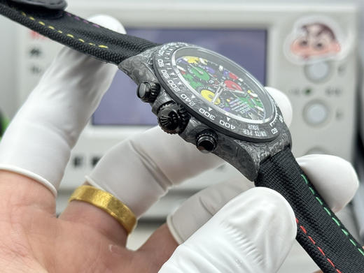 Noob official➕ Factory ROLEX宇宙计时迪通拿系列之碳纤维定制版，腕表不仅佩戴轻便，外表坚硬。且每一只腕表都拥有独一无二的碳纤花纹材质📦📦📦📦📦📦📦📦📦📦❕ 商品图6