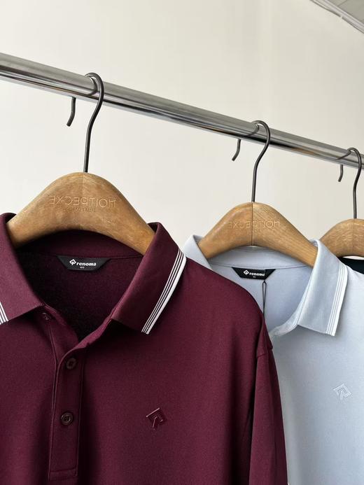 25冬款ＲＥ原单男款加绒POlO衫！纯原单货，韩国🇰🇷客供面料，里面加薄绒，有弹力，亲肤，超级好穿！ 商品图4