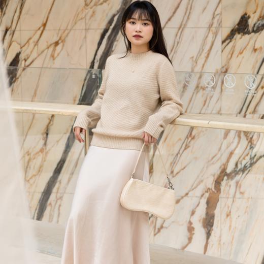 菜菜家康赛妮原色羊绒衫| 100%山羊绒，高奢品牌同厂，又软又暖 商品图0