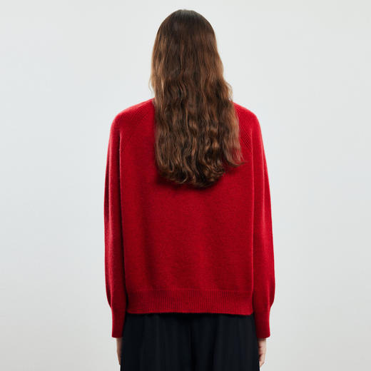 PALUOPO/PL小V领女开衫ET23228R/约重360g帕罗 商品图7