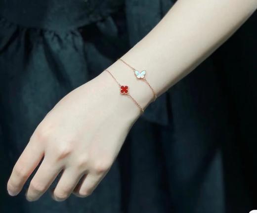 F020519简约时尚Sweet Alhambra四叶草蝴蝶手链 商品图5