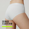 【新品上新】有棵树100支新疆长绒棉10A级抗菌纯棉加长档女士三角裤3条装-U3353 商品缩略图3