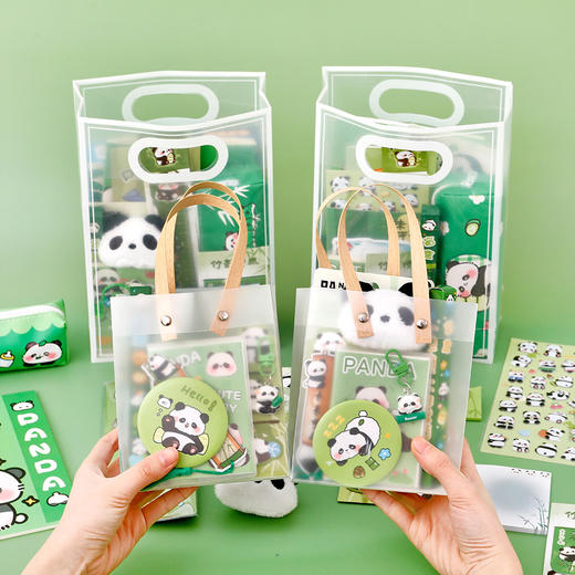 【高颜值文具❗️满满仪式感】熊猫文具套装学生奖励开学季奖品学习文具伴手礼礼盒套装新年礼品。jd 商品图2