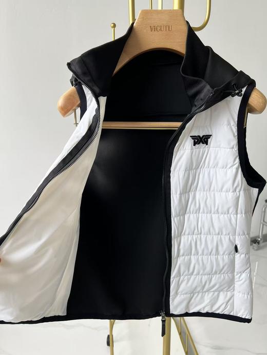 P&XG原单鹅绒马甲，原单货，客供面料！正面鹅绒填充，增强保暖性，背面搭配经纬弹性佳的拉绒经纬面料，丛结构上提高隔热性，同时更大限度的提高活动量！强烈推荐款！ 商品图7