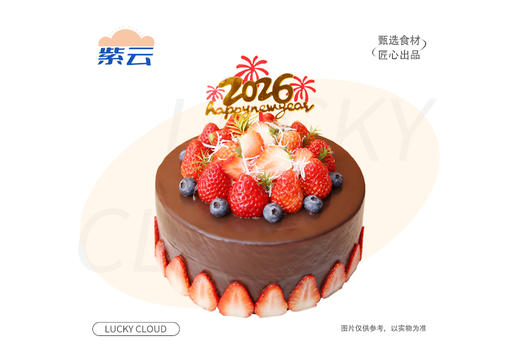 新年款蛋糕 福气满满 巧克力星人最爱，寓意福气多多好运连连 商品图0