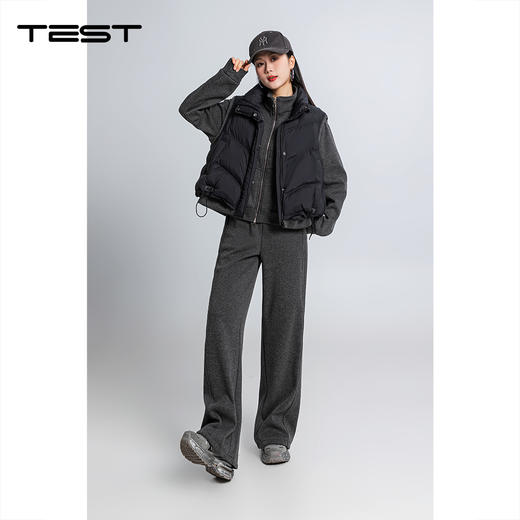 春上新慵懒随性宽松版型遮肉显瘦套装裤4261005 商品图1