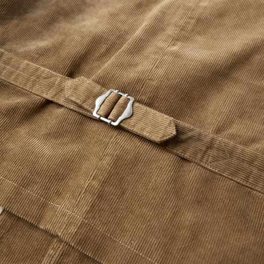 ROMI STUDIO“英伦复古”做旧灯芯绒条纹舒适叠穿马甲 RWCWWT6537 商品图4