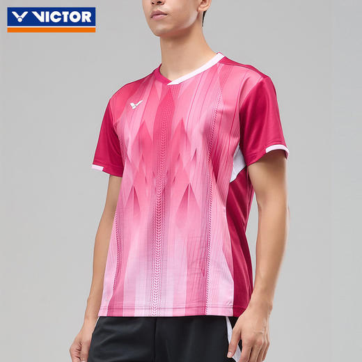 威克多胜利 中性款/女款 大赛系列 针织T恤 T-60002TD / T-61002TD 商品图4