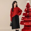 女童针织套装秋冬新款洋气时髦冬装儿童冬季红色国风圣诞新年童装 商品缩略图3
