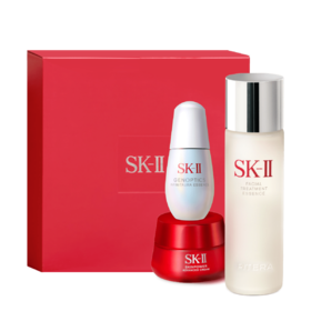 32500010705 SK-II 【开幕盛典】神仙水小灯泡大红瓶面霜精华淡斑美白紧致护肤230ml+30ml+50g