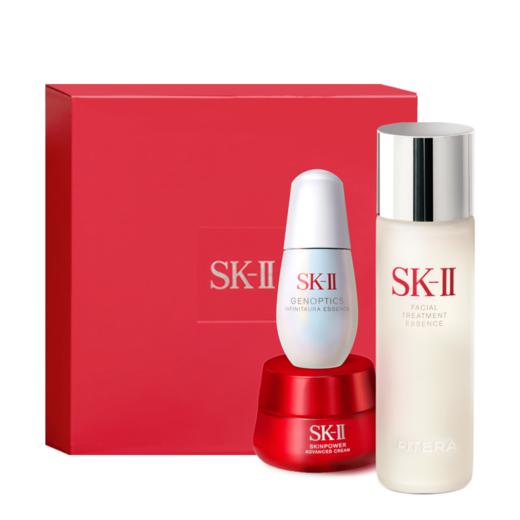 32500010705 SK-II 【开幕盛典】神仙水小灯泡大红瓶面霜精华淡斑美白紧致护肤230ml+30ml+50g 商品图0