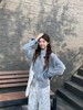 F020548自带温柔的肌理感灰色立领针织开衫 商品缩略图6