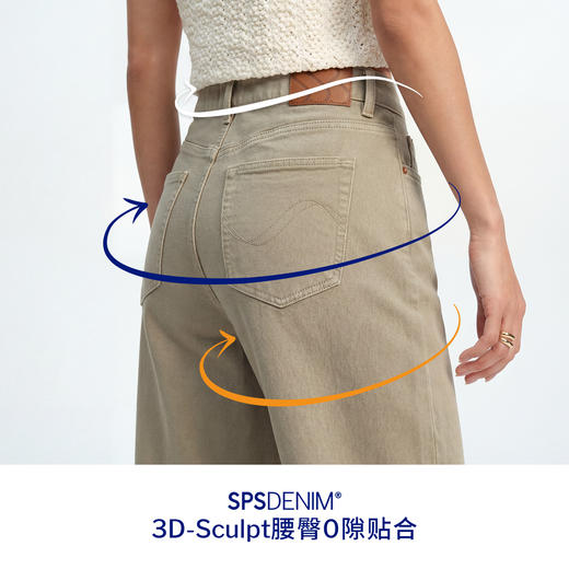 【九分气球裤】simplepieces春新款SPS牛仔女宽松显瘦弯刀裤 商品图2