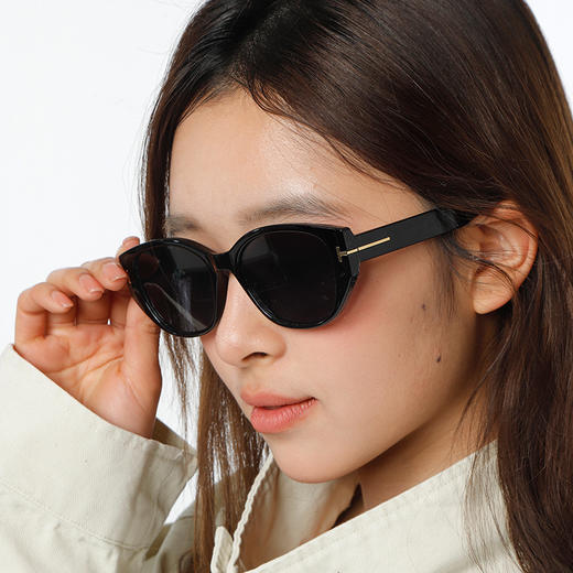 【积分兑】猫眼窄框树脂太阳镜眼镜-纪念日百货门店同款169252182 商品图3