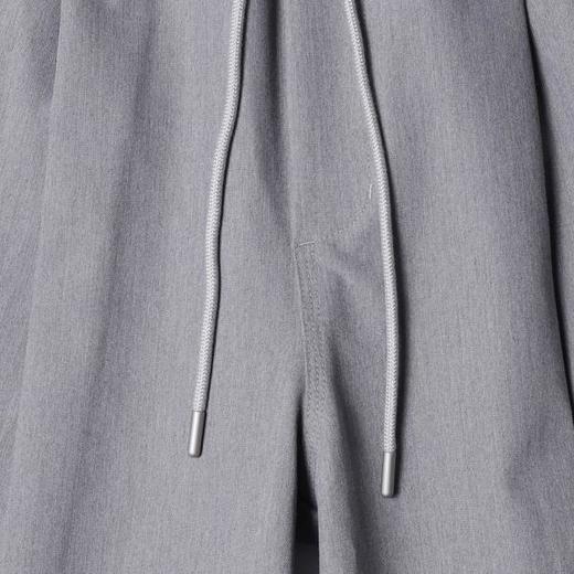 SDSA男装2026新款轻奢简约百搭纯色抽绳松紧休闲裤百搭梭织长裤 商品图1