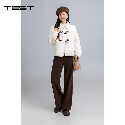 冬上新时尚绒韩系奶白羊羔绒外套2261003 商品图1