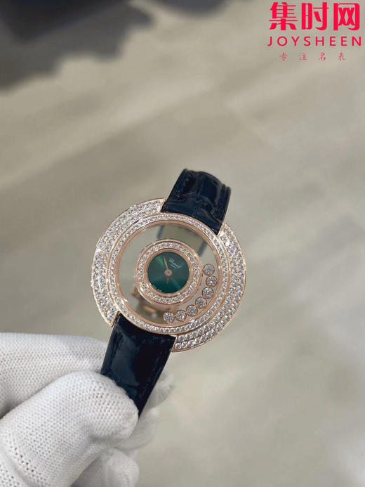 萧邦新款奢华镶钻 快乐钻透明镂空系列 透明快乐钻 女士腕表 有金有钻寓意有进有赚 商品图2