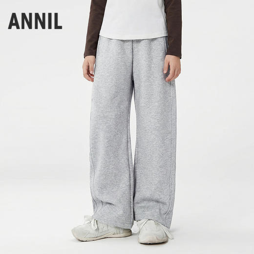 男女童全腰针织单裤夏季新款安奈儿童装EM626697 商品图2