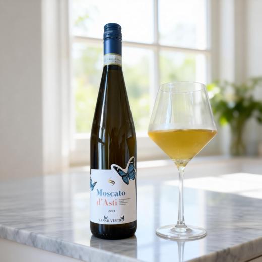 圣蝶庄园莫斯卡托低醇甜白葡萄酒 商品图1