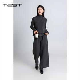 春上新时尚极简风气质高级感套装裤4261003