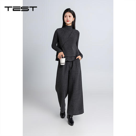 春上新时尚极简风气质高级感套装裤4261003 商品图0