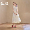 【云优选】Little Naive女童拼接半身裙春季新款花边半裙儿童百搭时髦纱裙 商品缩略图2