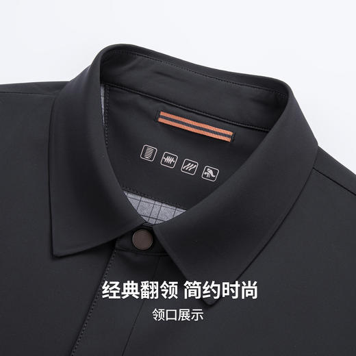 【易打理】圣得西2026新款春季男款翻领通勤风商务休闲高级感夹克 商品图6
