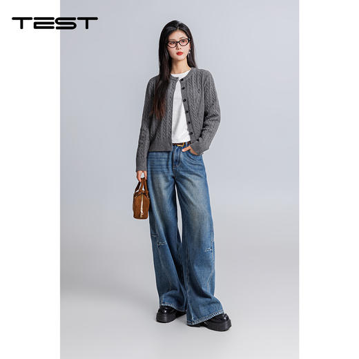 春上新重磅绞花温柔又高级针织开衫2261009 商品图2