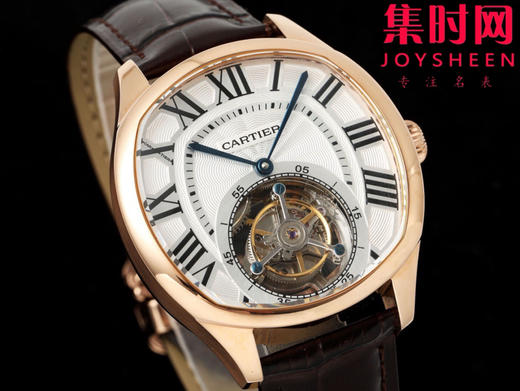 新款上市 诚意展现尊贵典雅--RMS卡地亚伦敦陀飞轮系列 Rotonde系列 浮动式真陀飞轮 男士腕表 表径40mm 商品图2