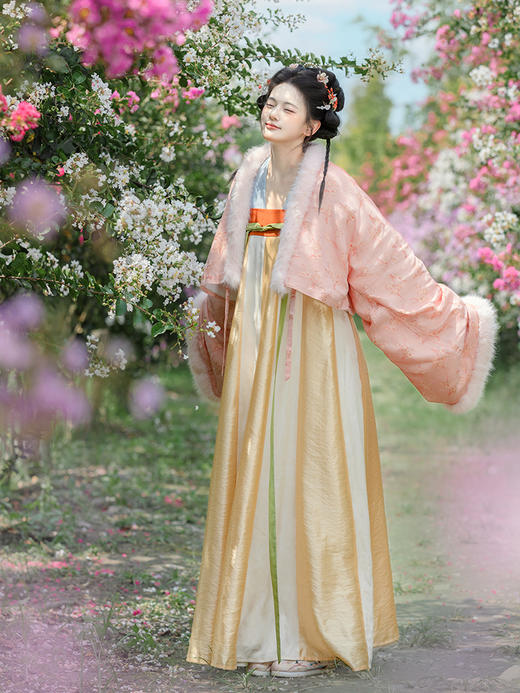 【重回汉唐云歌赋】正品原创齐胸衫裙襦裙披袄唐制汉服女款成人秋 商品图3