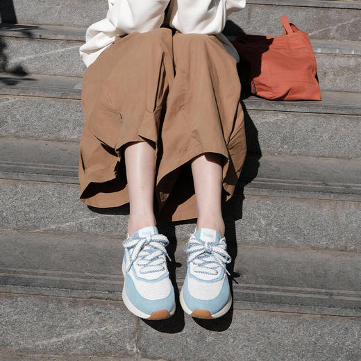 Pansy盼喜日本女鞋超轻舒适透气拼色休闲运动鞋2026年春季新款HD4307 商品图2