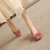 阿么手工女鞋2026春季优雅蝴蝶结浅口单鞋百搭新款气质高跟鞋8CM 商品缩略图4