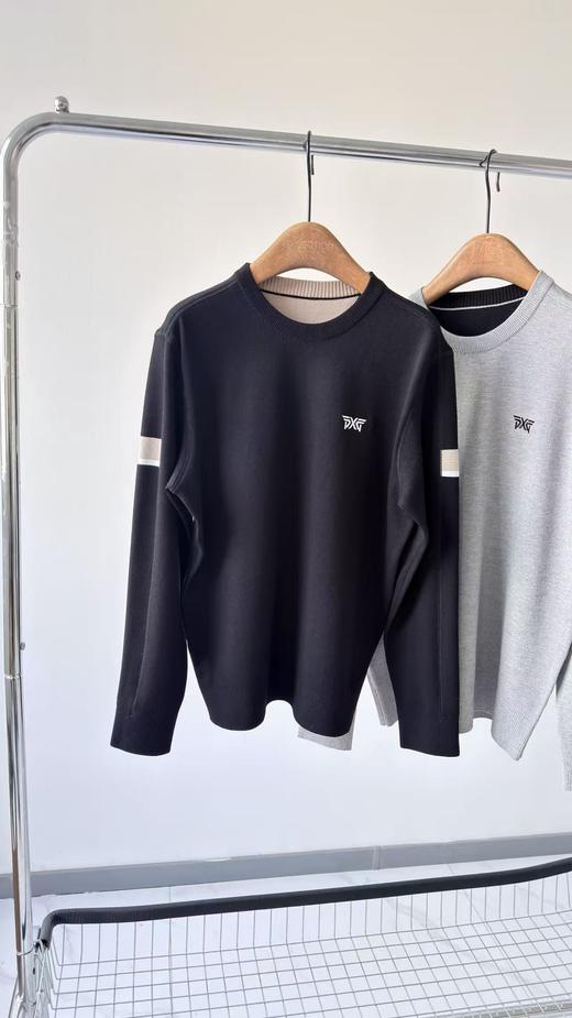 25冬款PXG原单男款毛衣，超级帅气的男款，韩国🇰🇷客供纱线🧶，有质感💕，有弹力超舒服，工艺复杂，撞色设计，超级帅气，立体刺绣🪡LOG O，质感满满！ 商品图1