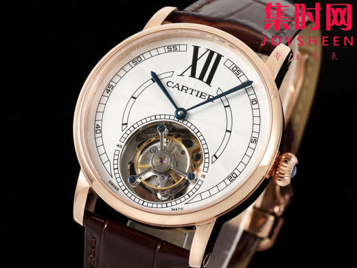 新款上市 诚意展现尊贵典雅--RMS卡地亚伦敦陀飞轮系列 Rotonde系列 浮动式真陀飞轮 男士腕表 表径40mm 商品图1