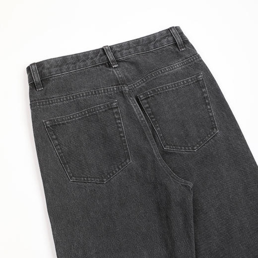 ROMI STUDIO复古高腰简约时尚休闲修身百搭直筒牛仔裤RWCSX82001 商品图4