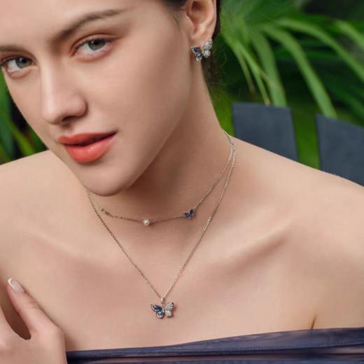 2楼Fellala/翡拉拉「蝴蝶」高级感满天星设计项链货号926434205吊牌价1399现价1259 商品图1