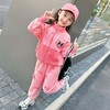 女童库洛米工装裤套装春秋新款洋气时尚女宝宝休闲开衫两件套童装 商品缩略图3