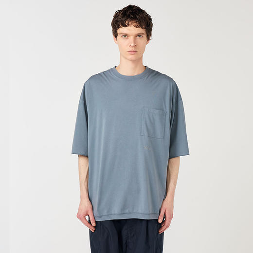 nanamica OOAL Pocket Tee 高支有机棉自然水洗口袋圆领短袖T恤 商品图0