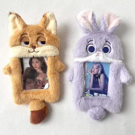 兔子狐狸卡包毛绒匙扣-纪念日百货门店同款169648881 商品图3