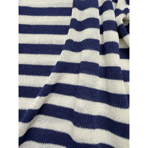 【贝拉推荐】奔赴向往 纸片人既视感针织T 三色条纹 法式海军魂 超好穿的针织T 商品图6