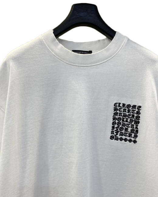 中性款破损刺绣厚版短袖T恤ba009 商品图2